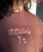 سویشرت دورس قهوه ای مدل شکوفه گیلاس - Image 5